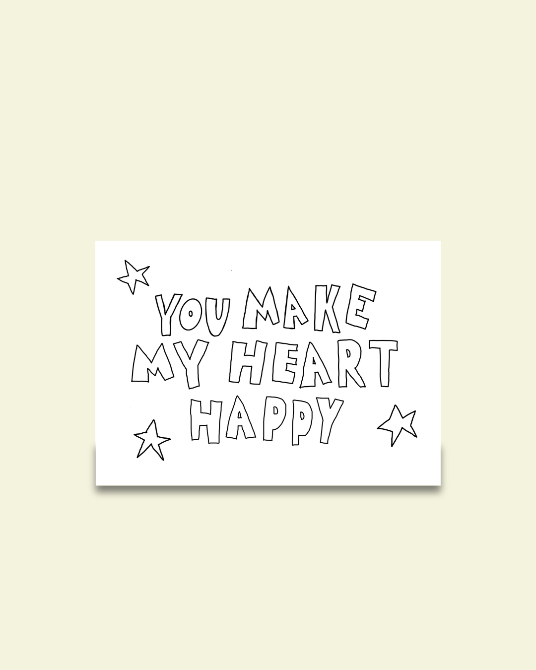 KARTE YOU MAKE MY HEART HAPPY | "TELL PEOPLE YOU LOVE THEM"