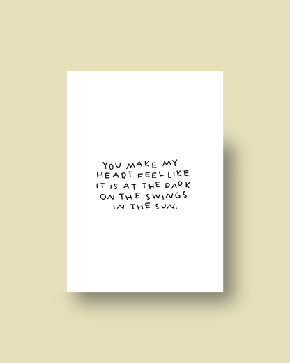 KARTE SWING | "TELL PEOPLE YOU LOVE THEM"