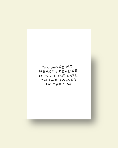 KARTE SWING | "TELL PEOPLE YOU LOVE THEM"