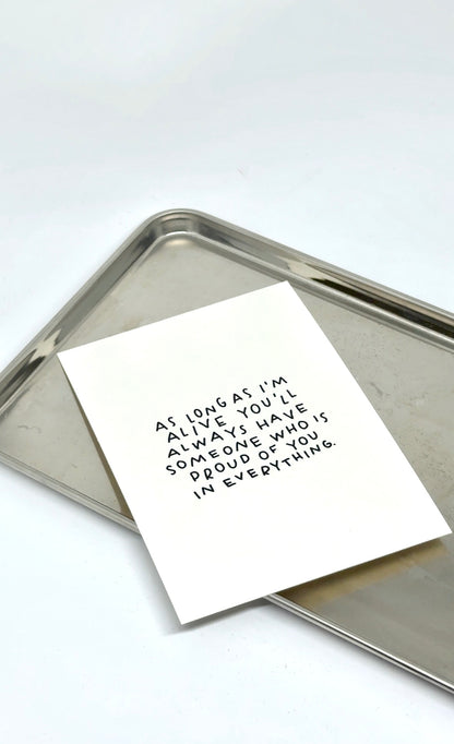 KARTE PROUD | "TELL PEOPLE YOU LOVE THEM"